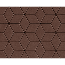 Ромб коричневий 60мм.