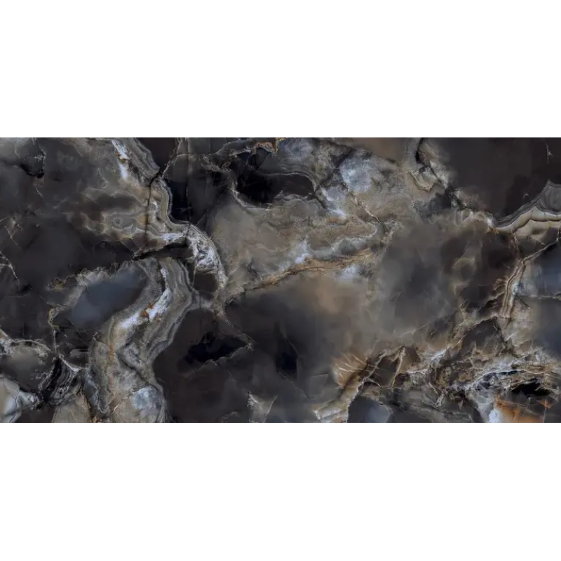 Керамічна плитка для підлоги та стін Teo Ceramics Itaka Black F P 1200x600 Full Lappato