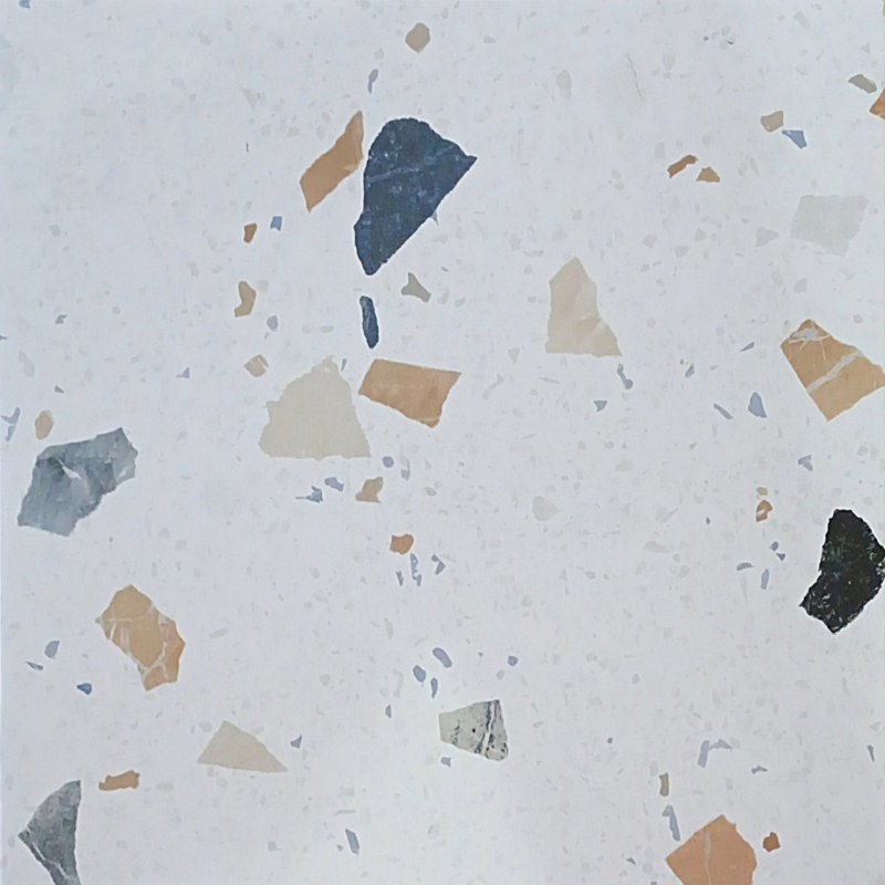 Керамічна плитка для підлоги та стін Teo Ceramics Stracciatela White 600x600 F P Satin