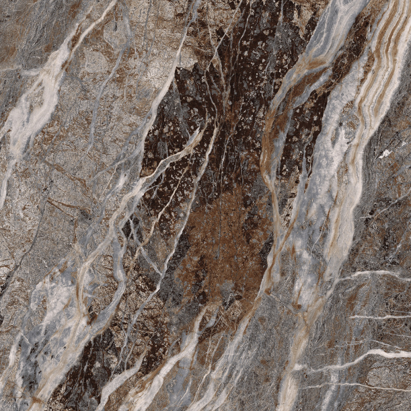 Керамічна плитка для підлоги та стін InterCerama Majestic Темно-коричневий 600x600 L