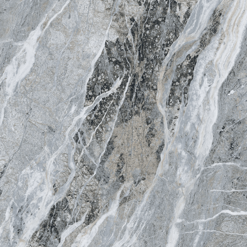 Керамічна плитка для підлоги та стін InterCerama Majestic Темно-сірий 600x600 L