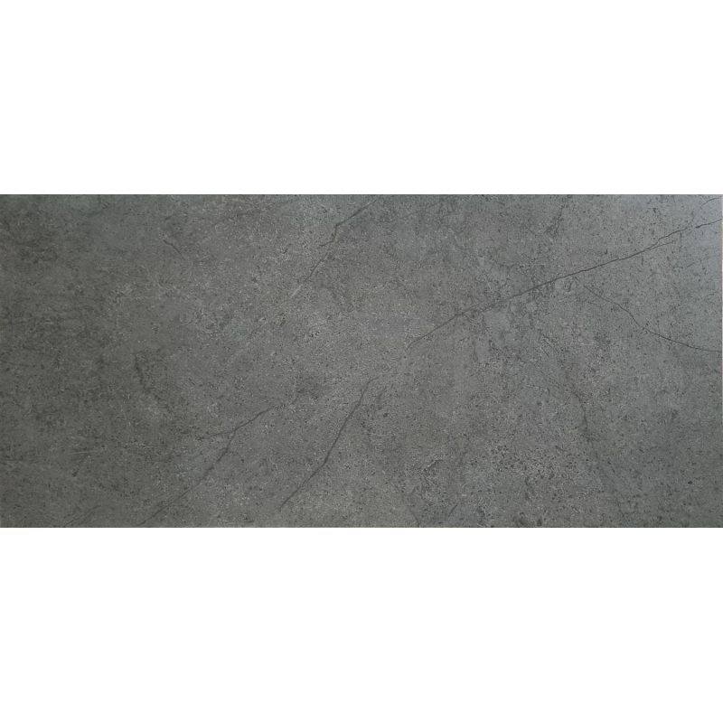 Керамічна плитка для підлоги та стін InterCerama SURFACE Темно-сірий 1200x600 Mat
